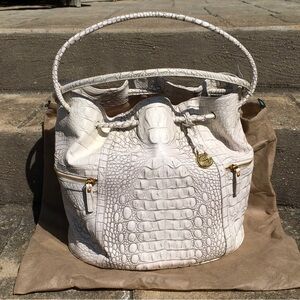 Brahmin Dee Dee bucket handbag